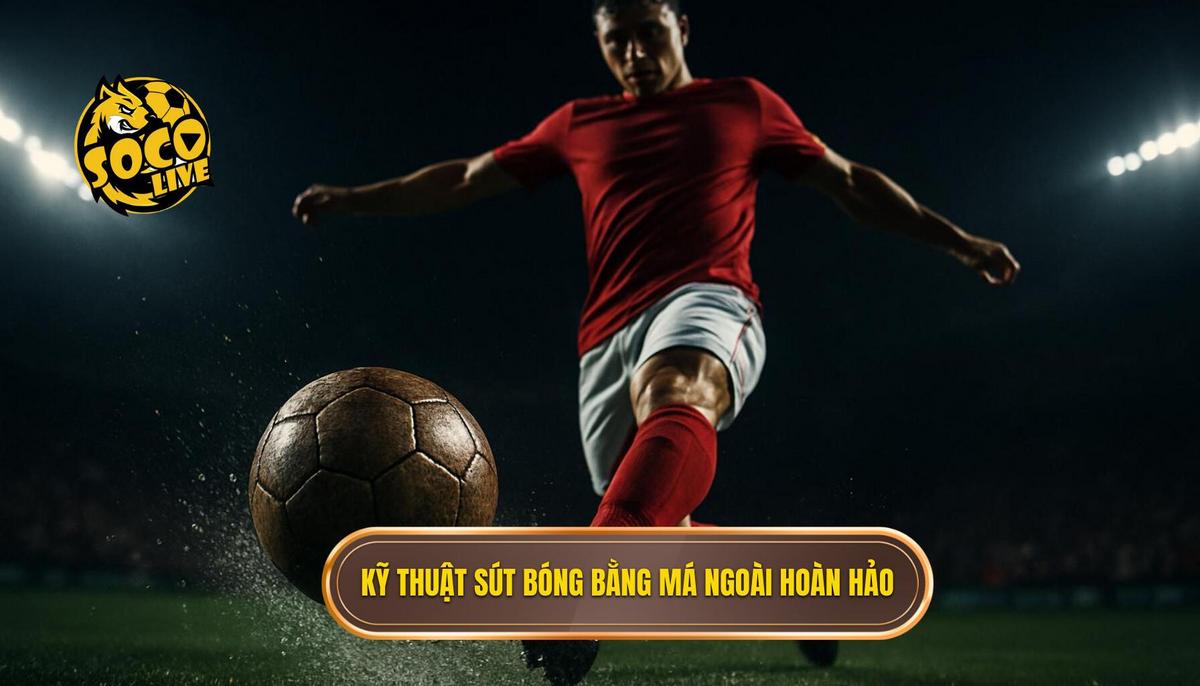 Các bước thực hiện Kỹ thuật sút bóng bằng má ngoài hoàn hảo