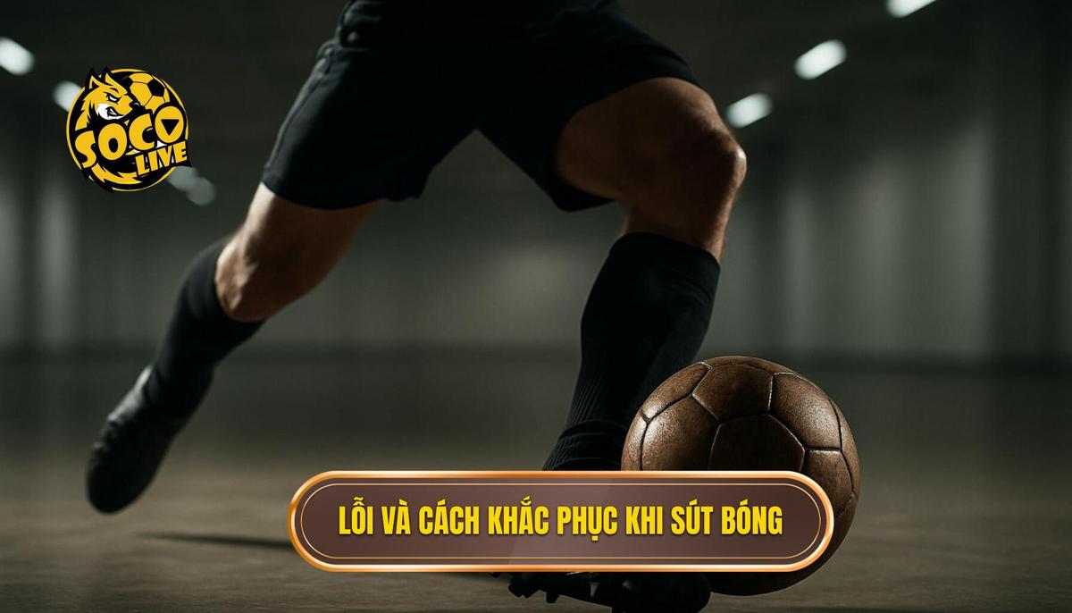 Kỹ thuật sút bóng bằng mu bàn chân: Phân tích Chuyên sâu từ SOCOLIVE 2 Các lỗi thường gặp và cách khắc phục khi thực hiện Kỹ thuật sút bóng bằng mu bàn chân