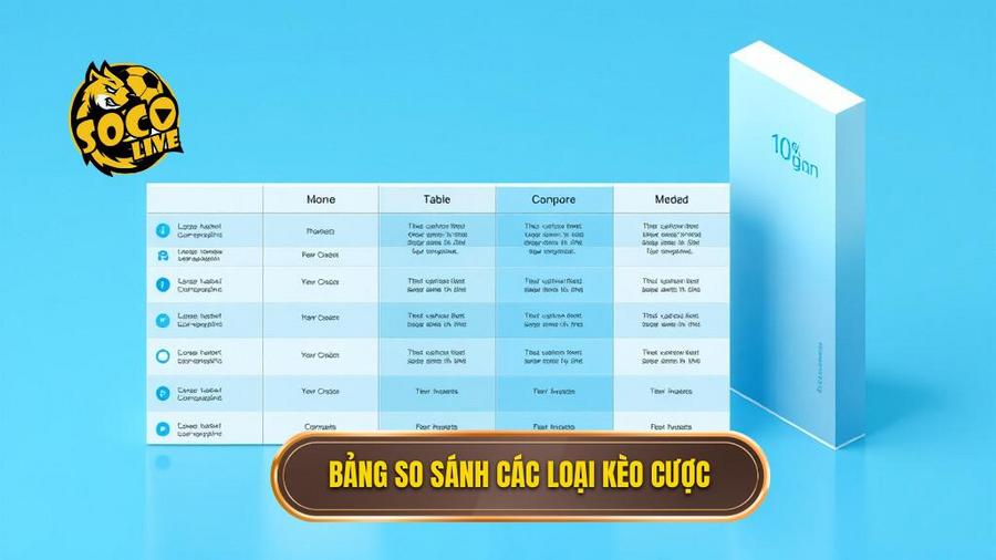 3. Bảng so sánh các loại kèo cược