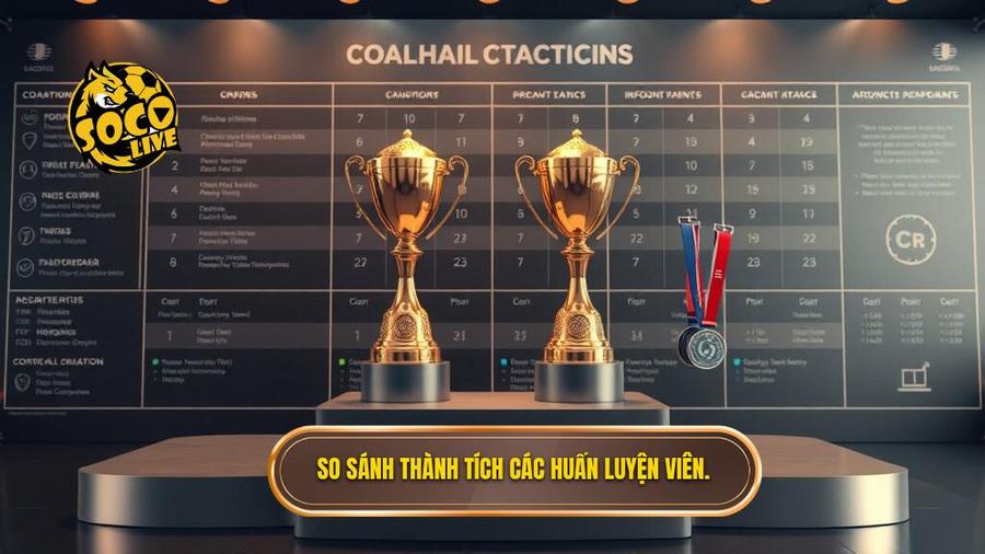 3. So sánh thành tích các huấn luyện viên.