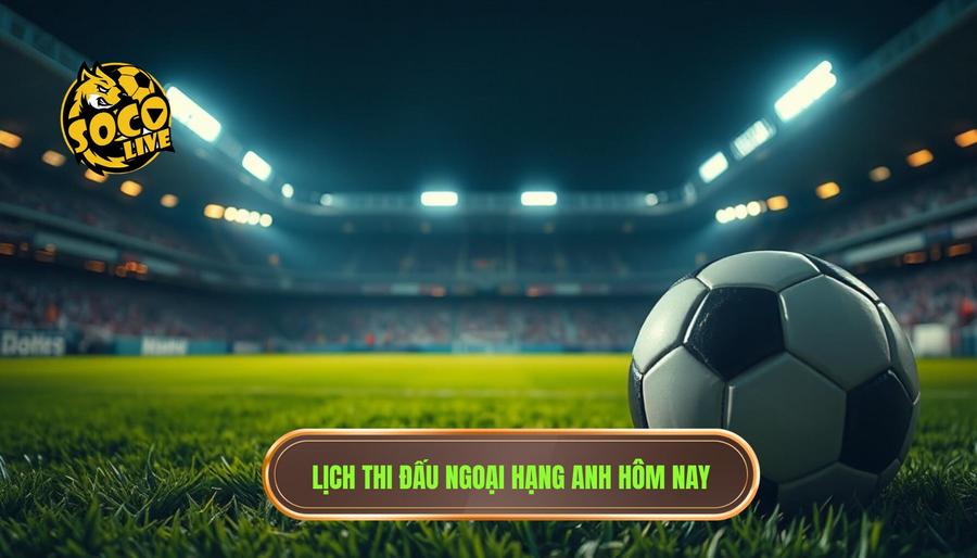 Lịch thi đấu và Link xem socolive trực tiếp Ngoại hạng Anh hôm nay