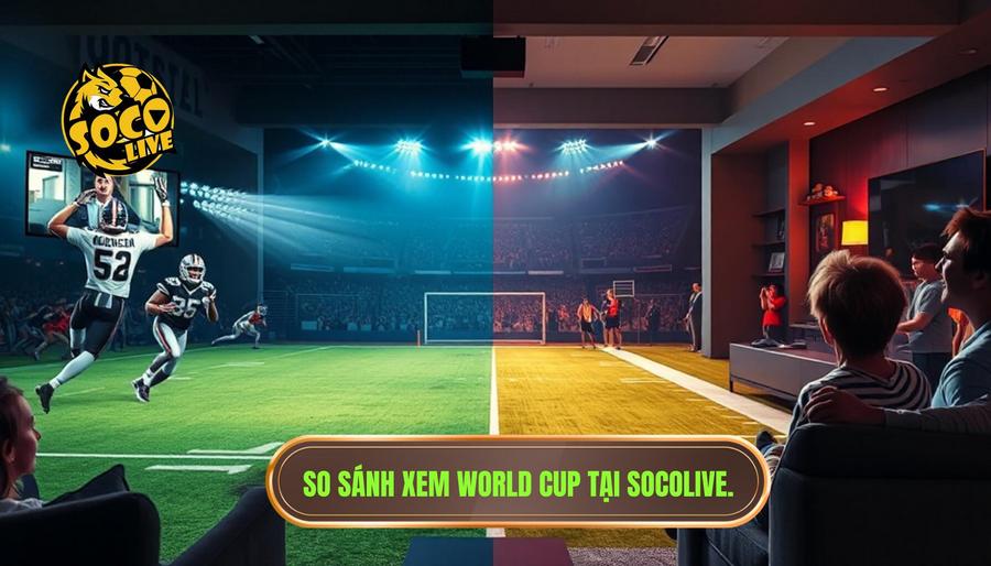 Bảng so sánh trải nghiệm xem World Cup tại SOCOLIVE và các nền tảng khác