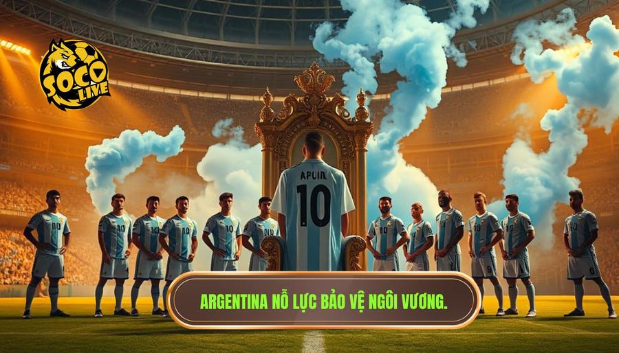 Argentina - Bảo vệ ngôi vương không có Messi?